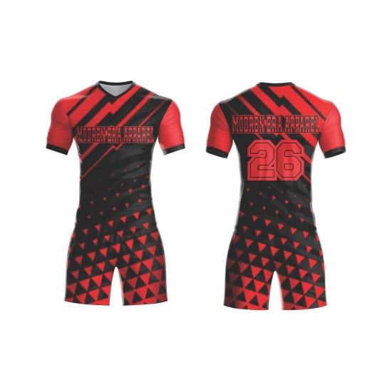 Sublimation men’s football kit sets – club practice shirts, children’s custom sportswear, French style