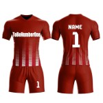 Custom-designed football club jerseys – French-style sublimation print, personalized for adults