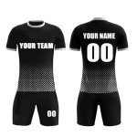 Custom-designed football club jerseys – French-style sublimation print, personalized for adults