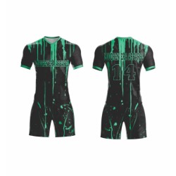 Factory-direct top-tier football kits – Thai-quality sublimation club training sets, red and black sportswear uniforms